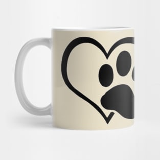 My Valentine Has Paws Mug